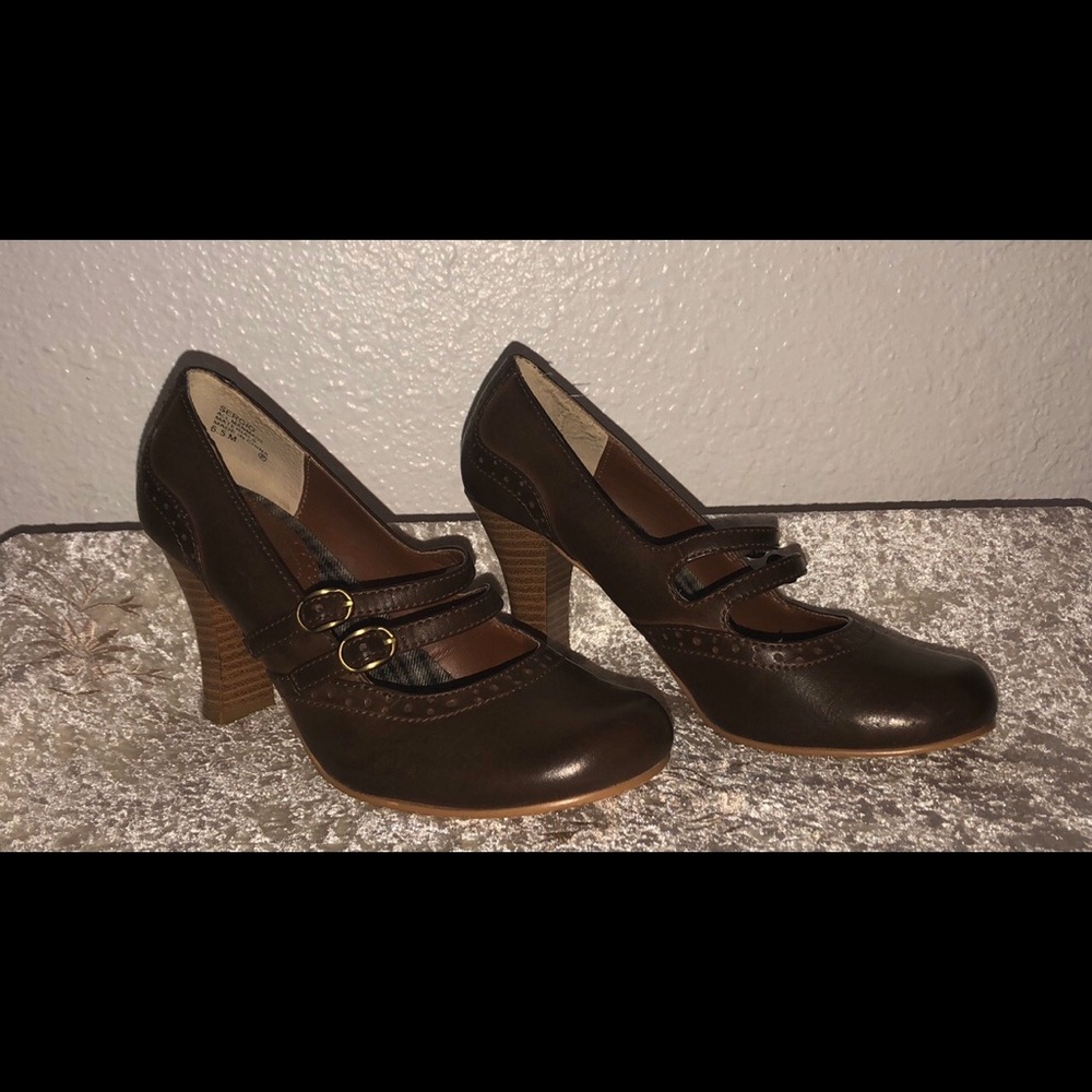 COPY - Mudd Mary Jane Pumps “Sergio” 6.5 Brown